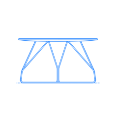 Furniture Coffee Tables Polygon Wire Table Medium Contour Svg Vector, Free Vectors File